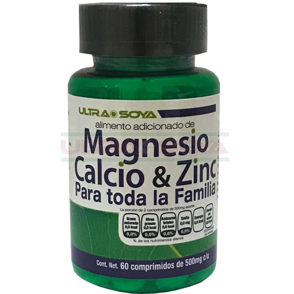 MAGNESIO, CALCIO Y ZINC C/60